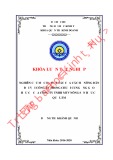 Khóa luận tốt nghiệp Quản trị kinh doanh: Nghiên cứu mức độ hợp tác của các hộ nông dân đối với công ty trong chuỗi cung ứng gạo hữu cơ của công ty TNHH MTV Nông sản hữu cơ Quế Lâm