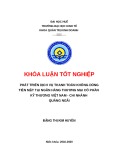 Khóa luận tốt nghiệp Quản trị kinh doanh: Phát triển dịch vụ thanh toán không dùng tiền mặt tại Ngân hàng Thương mại Cổ phần Kỹ thương Việt Nam – Chi nhánh Quảng Ngãi