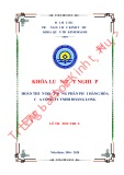 Khóa luận tốt nghiệp Quản trị kinh doanh: Hoàn thiện hoạt động phân phối hàng hóa của Công ty TNHH Hoàng Long