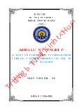 Khóa luận tốt nghiệp Kế toán-Kiểm toán: Kế toán tập hợp chi phí sản xuất và tính giá thành sản phẩm gỗ tại Công ty TNHH MTV sản xuất và thương mại Trương Gia Phát