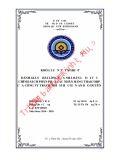 Khóa luận tốt nghiệp Quản trị kinh doanh: Đánh giá sự hài lòng của nhà bán lẻ đối với chính sách phân phối các nhãn hàng ThaiCorp của công ty trách nhiệm hữu hạn An Bảo Duyên