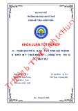 Khóa luận tốt nghiệp Kế toán-Kiểm toán: Kế toán chi phí sản xuất và tính giá thành sản phẩm tại Nhà máy Sợi – Công ty Cổ phần Dệt May Huế