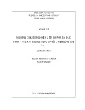 Luận án Tiến sĩ Kỹ thuật Điện tử: Nghiên cứu bộ nghịch lưu ba pha ba bậc hình T với khả năng tăng áp và chịu được lỗi