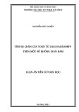 Luận án Tiến sĩ Toán học: Tính bị chặn của toán tử loại Hausdorff trên một số không gian hàm