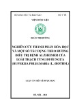 Luận án Tiến sĩ Dược học: Nghiên cứu thành phần hóa học và một số tác dụng theo hướng điều trị bệnh Alzheimer của loài Thạch tùng đuôi ngựa (Huperzia phlegmaria (L.) Rothm.)