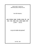 Luận án Tiến sĩ Lịch sử: Quá trình phát triển kinh tế, xã hội của Cộng hòa Liên bang Đức (1990 – 2015)