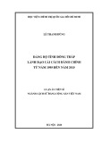 Luận án Tiến sĩ Lịch sử Đảng cộng sản Việt Nam: Đảng bộ tỉnh Đồng Tháp lãnh đạo cải cách hành chính từ năm 1995 đến năm 2015