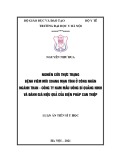 Luận án Tiến sĩ Y học: Nghiên cứu thực trạng bệnh viêm mũi xoang mạn tính ở công nhân ngành than - công ty Nam Mẫu Uông Bí Quảng Ninh và đánh giá hiệu quả của biện pháp can thiệp