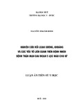 Luận án Tiến sĩ Y học: Nghiên cứu rối loạn xương, khoáng và các yếu tố liên quan trên bệnh nhân bệnh thận mạn giai đoạn 5 lọc máu chu kỳ