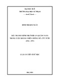 Luận án Tiến sĩ Sử học: Đấu tranh chính trị ở Hội An (Quảng Nam) trong cuộc kháng chiến chống Mỹ, cứu nước (1954-1975)