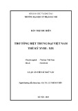 Luận án Tiến sĩ Ngữ văn: Thơ tống biệt trung đại Việt Nam thế kỷ XVIII - XIX