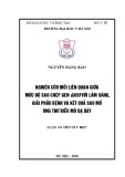 Luận án Tiến sĩ Y học: Nghiên cứu mối liên quan giữa mức độ sao chép gen GAS5 với lâm sàng, giải phẫu bệnh và kết quả sau mổ ung thư biểu mô dạ dày