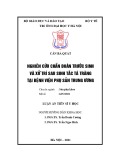 Luận án Tiến sĩ Y học: Nghiên cứu chẩn đoán trước sinh và xử trí sau sinh tắc tá tràng bẩm sinh tại Bệnh viện Phụ sản Trung Ương