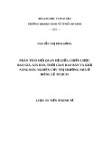 Luận án Tiến sĩ Kinh tế: Phân tích mối quan hệ giữa chiến lược rao giá, giá bán, thời gian rao bán và khả năng bán. Nghiên cứu thị trường nhà ở riêng lẻ TP.HCM