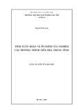 Luận án Tiến sĩ Toán học: Tính tuần hoàn và ổn định của nghiệm các phương trình tiến hóa trung tính