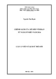 Luận án Tiến sĩ Lịch sử thế giới: Chính sách của Mỹ đối với Iran từ năm 1979 đến năm 2016