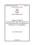 Luận án Tiến sĩ Y học: Nghiên cứu dịch tễ lâm sàng, huyết học, điều trị suy tủy toàn bộ ở trẻ em bằng Antithymocyte globuline và Cyclosporine A