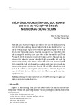 Thích ứng chương trình giáo dục hành vi cho cha mẹ phù hợp với ông bà: Những bằng chứng lý luận