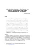 Phát triển năng lực giải quyết vấn đề cho học sinh thông qua dạy học chủ đề tích hợp liên môn trong chương trình Hóa học phổ thông