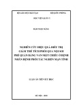 Luận án Tiến sĩ Y học: Nghiên cứu hiệu quả điều trị giảm thể tích phổi qua nội soi phế quản bằng van một chiều ở bệnh nhân bệnh phổi tắc nghẽn mạn tính