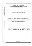 Luận văn Thạc sĩ Khoa học: Khảo sát, đánh giá hiện trạng môi trường và thiết kế hệ thống xử lý nước thải KCN Sông Công tỉnh Thái Nguyên