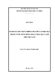 Luận văn Thạc sĩ Khoa học: Đánh giá mức độ ô nhiễm chất hữu cơ độc hại trong nước sông Hồng đoạn chảy qua lãnh thổ Việt Nam