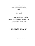 Luận văn Thạc sĩ Kinh tế: Vai trò của thanh khoản trong việc ra quyết định đầu tư - Bằng chứng ở Việt Nam