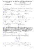 Đề thi thử tốt nghiệp THPT năm 2021 môn Toán có đáp án - Sở GD&ĐT Bắc Giang (Lần 2)