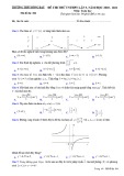 Đề thi thử tốt nghiệp THPT năm 2021 môn Toán có đáp án - Trường THPT Đồng Đậu (Lần 3)