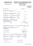 Đề thi thử tốt nghiệp THPT năm 2021 môn Toán có đáp án - Trường THPT chuyên ĐH Vinh (Lần 2)