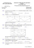 Đề thi thử tốt nghiệp THPT năm 2021 môn Toán - Trường THPT Nguyễn Đình Chiểu