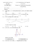 Đề thi thử tốt nghiệp THPT năm 2021 môn Toán có đáp án - Sở GD&ĐT Nam Định