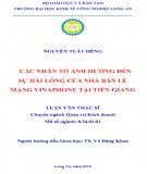 Luận văn Thạc sĩ Kinh tế: Các nhân tố ảnh hưởng đến ý định tham gia BHXH tự nguyện của người dân trên địa bàn tỉnh Tiền Giang