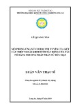 Luận văn Thạc sĩ Kỹ thuật xây dựng: Mô phỏng ứng xử cơ học phi tuyến của kết cấu thép ngoài khơi dưới tác động của tải nổ bằng phương pháp phần tử hữu hạn