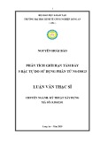 Luận văn Thạc sĩ Kỹ thuật xây dựng: Phân tích giới hạn tấm dày 5 bậc tự do sử dụng phần tử NS-DSG3