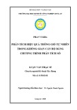 Luận văn Thạc sĩ Kỹ thuật xây dựng: Phân tích hiệu quả thông gió tự nhiên trong không gian căn hộ bằng chương trình phân tích số