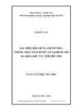 Luận văn Thạc sĩ Y học: Đặc điểm hội chứng chuyển hóa ở bệnh nhân tăng huyết áp tại Bệnh viện Đa khoa khu vực tỉnh Phú Thọ