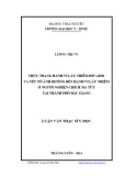 Luận văn Thạc sĩ Y học: Thực trạng hành vi lây nhiễm HIV/AIDS và yếu tố ảnh hưởng đến hành vi lây nhiễm ở người nghiện chích ma túy tại thành phố Bắc Giang