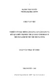 Luận văn Thạc sĩ Y học: Nghiên cứu đặc điểm lâm sàng, cận lâm sàng và kết quả điều trị phẫu thuật xoắn tinh hoàn cấp tính ở trẻ em tại Bệnh viện Nhi Trung ương