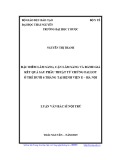 Luận văn Bác sĩ nội trú: Đặc điểm lâm sàng, cận lâm sàng và đánh giá kết quả sau phẫu thuật tứ chứng Fallot ở trẻ dưới 6 tháng tuổi tại Bệnh viện E - Hà Nội