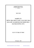 Luận văn Thạc sĩ Y học: Nghiên cứu những thay đổi về chức năng thất trái bằng siêu âm Doppler tim ở bệnh nhân đái tháo đường typ 2