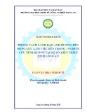 Luận văn Thạc sĩ Kinh tế: Phong cách lãnh đạo chuyển đổi ảnh hưởng đến động lực làm việc bên trong – Nghiên cứu tình huống tại Xổ số Kiến thiết tỉnh Long An