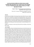 Vận dụng bảng điểm cân bằng (Balanced Scorecard) để đánh giá th nh quả hoạt động tại các Trường Đại học ngoài công lập trên địa bàn TP.HCM