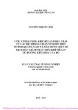 Luận văn Thạc sĩ Nông nghiệp: Ước tính lượng khí mêtan phát thải từ các hệ thống chăn nuôi bò thịt ở tỉnh Quảng Nam và xây dựng một số kịch bản giảm phát thải khí mêtan từ đường tiêu hóa của bò