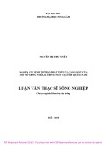 Luận văn Thạc sĩ Nông nghiệp: Nghiên cứu sinh trưởng, phát triển và năng suất của một số giống ngô lai trung ngày tại Quảng Nam