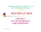 Bài giảng Nguyên lý máy: Chương 7 - ĐH Giao thông Vận Tải