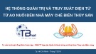 Bài giảng Hệ thống quản trị và truy xuất điện tử từ ao nuôi đến nhà máy chế biến thủy sản