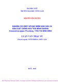 Luận văn Thạc sĩ Thủy sản: Nghiên cứu một số đặc điểm sinh sản và sản xuất giống nhân tạo Hàu thái bình dương Crassostrea gigas (Thunberg, 1793) tại Bình Định