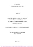 Luận văn Thạc sĩ Kiểm soát và Bảo vệ môi trường: Đánh giá hiệu quả công tác đấu giá quyền sử dụng đất tại quận Hải Châu, thành phố Đà Nẵng giai đoạn 2013-2015