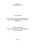 Luận văn Thạc sĩ Quản lý tài nguyên và môi trường: Đánh giá công tác giao đất, giao rừng cho đồng bào dân tộc thiểu số trên địa bàn, huyện Vĩnh Linh, tỉnh Quảng Trị